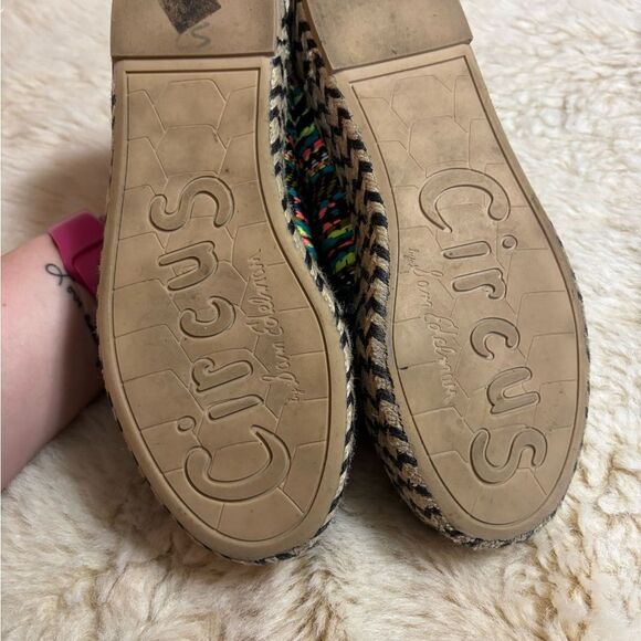 Sam Edelman Green and Black Espadrilles Slip-On Shoes - Picture 5 of 6